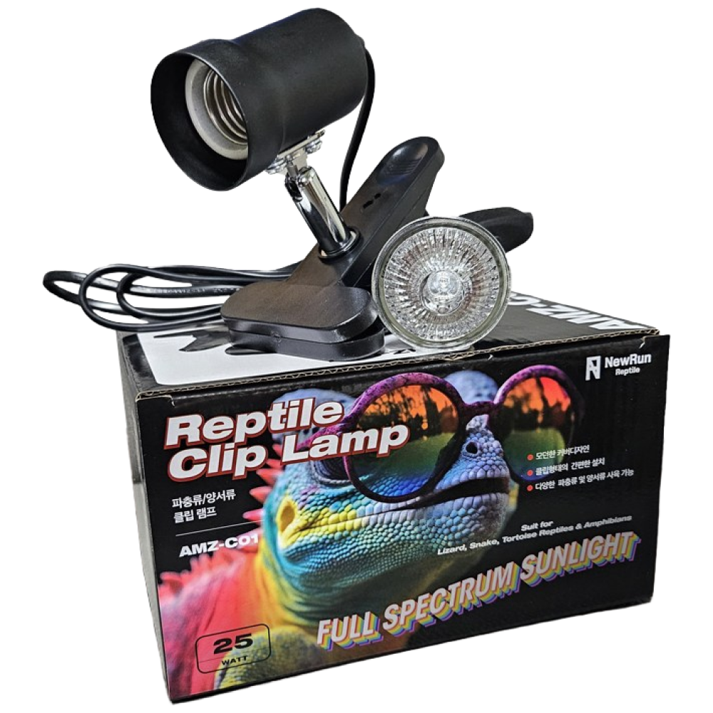 NRC 심플한 파충류집게소켓 C01 UVB UVA램프포함 16,000원