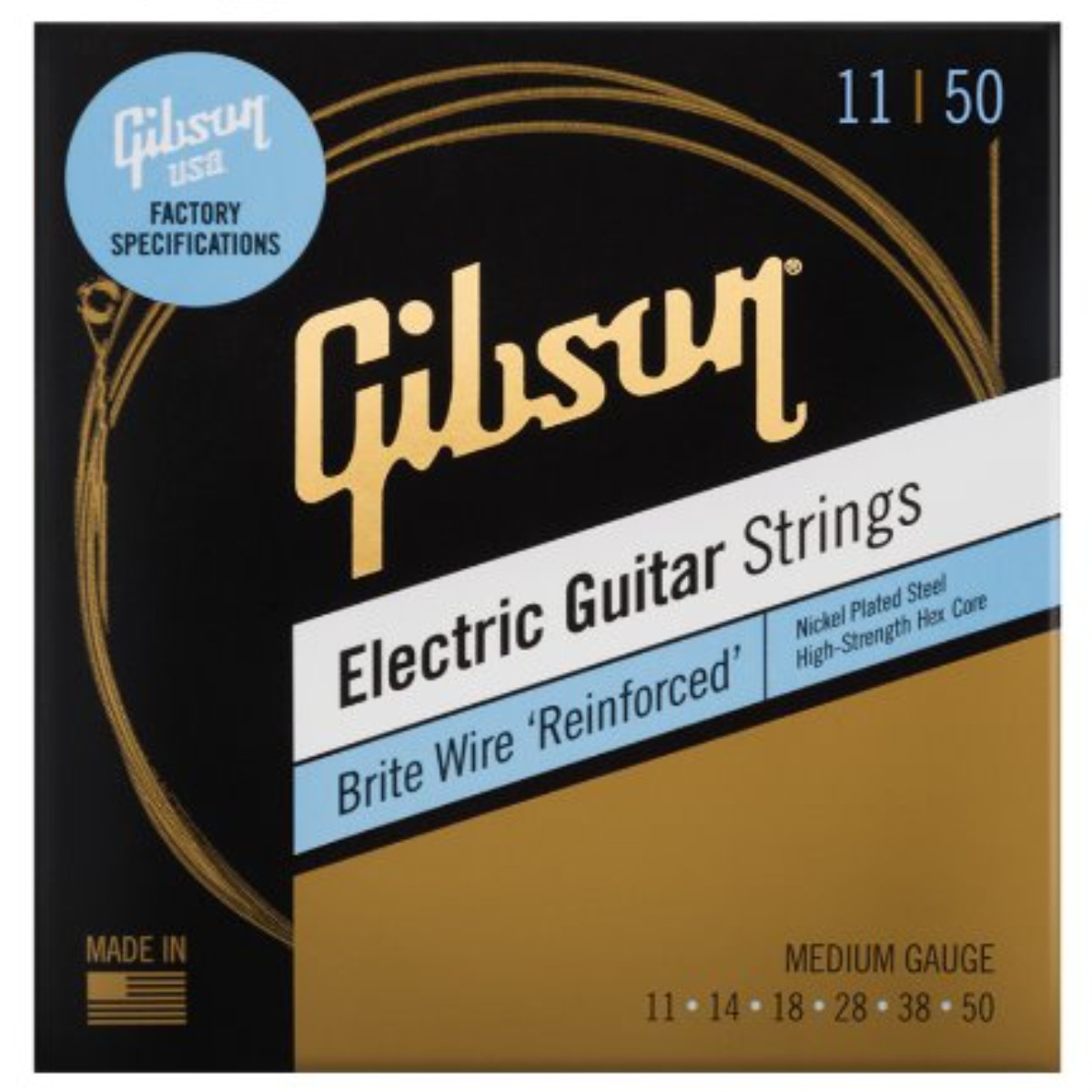 깁슨 전기일렉기타스트링 Gibson Brite Wire Reinfored 1150, 1개 19,000원