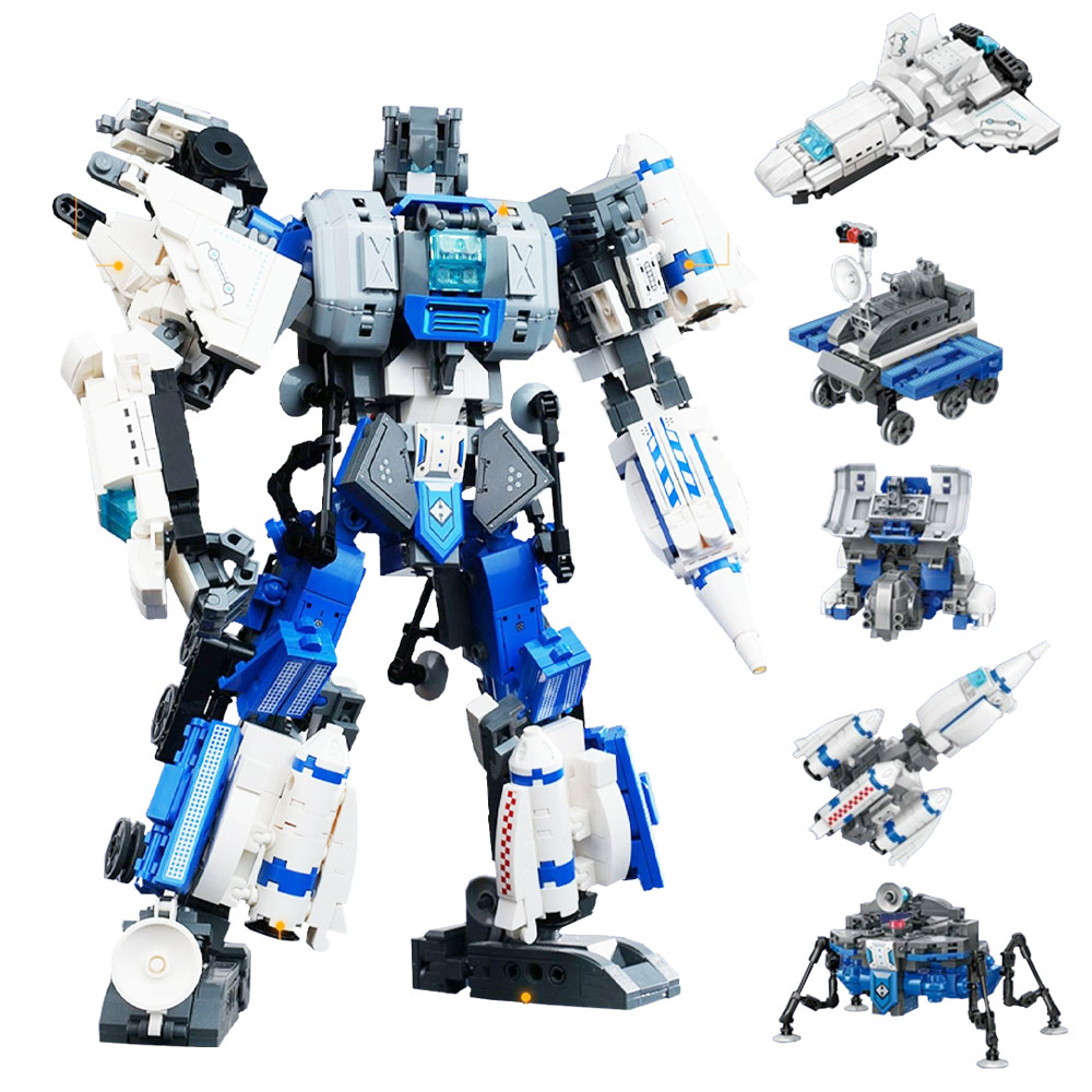 스페이스 히어로 5종 합체 로보트 세트 호환 블록 블럭 어린이 선물 우주선 태권도, 상세페이지 참조, 1개 34,800원