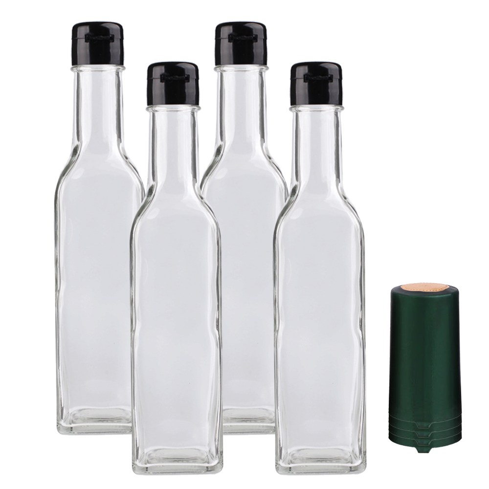 가인글로벌 사각오일250(평면)KD + 원터치캡(소) 블랙 + 탑씰 그린(33파이) 참기름병 오일병 유리병 12,600원