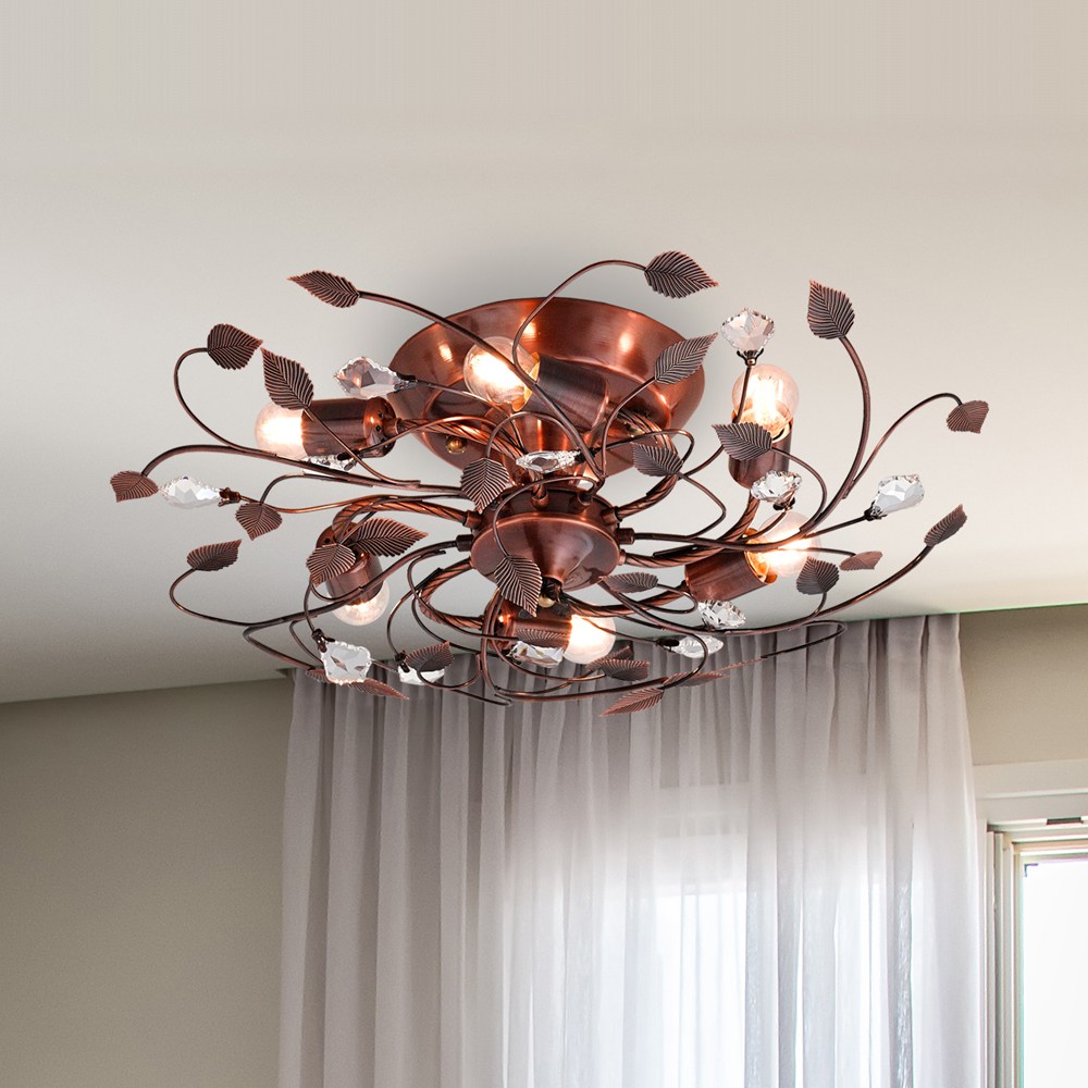 미도라이팅 낙엽6/12/18등 직부형/펜던트형 수공예제품 동브론즈 LED램프제공 빈티지조명 식탁등 주방등 까페조명 매장조명 펜던트조명 1,588,000원