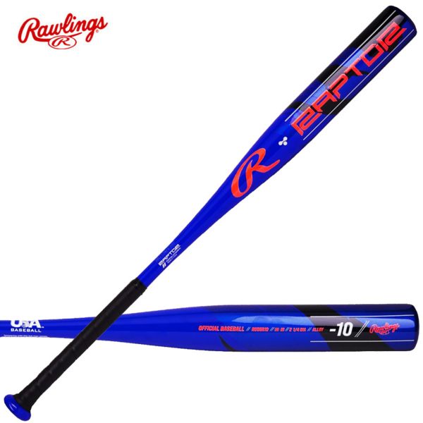Rawlings 롤링스 RAPTOR 랩터 유소년 경식용 야구배트 30인치 20온스 -10드롭 90,000원