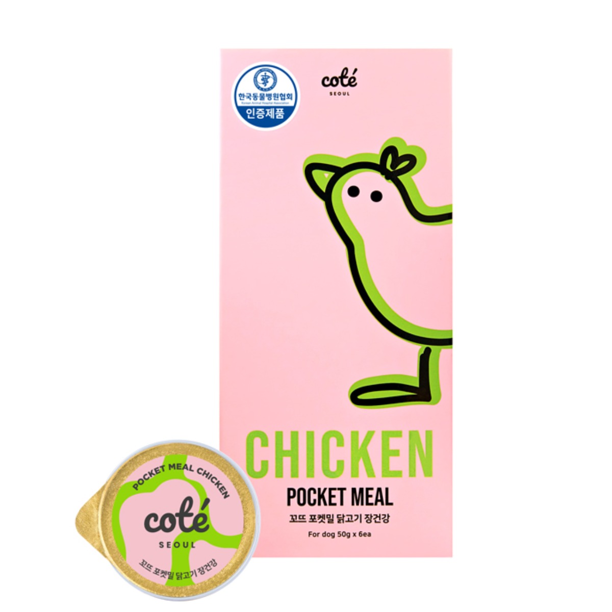 꼬뜨 강아지 전연령용 포켓밀 장건강 습식사료 6p 15,020원