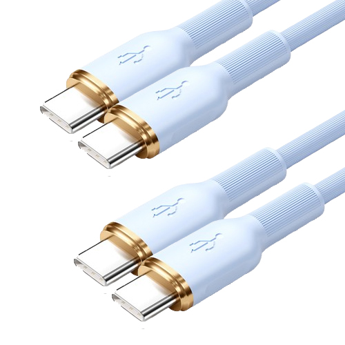 투에이비 PD 100W C타입-C타입 초고속 충전 마카롱 케이블, 2개, 블루, 1.5m 7,400원