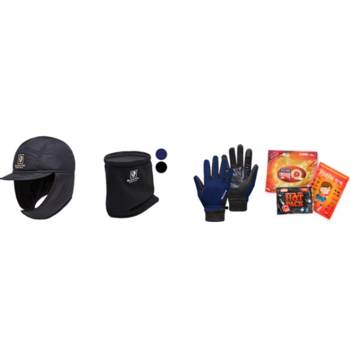 블랙야크 겨울 방한용품 고소모 귀마개 보온장갑 넥워머 선물세트 69,900원