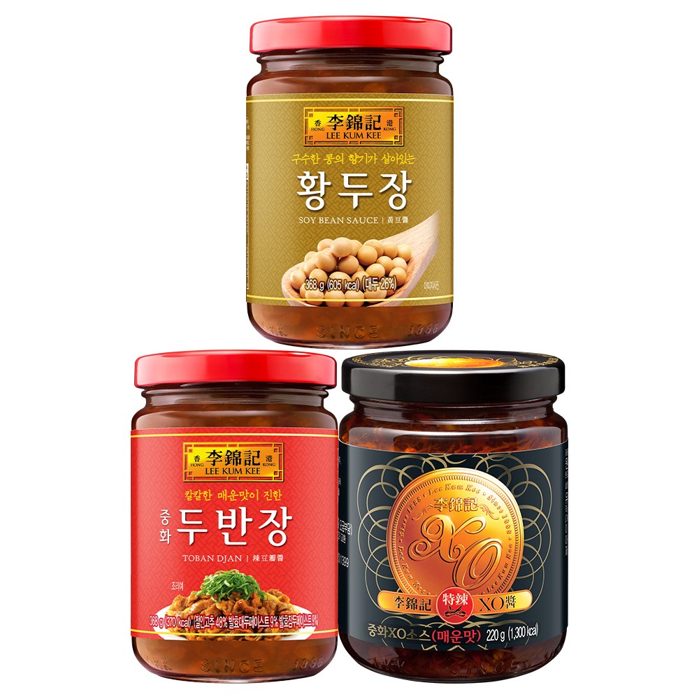 오뚜기 이금기 황두장 368g+중화두반장 368g+중화XO소스 220g(총 3개) 32,900원