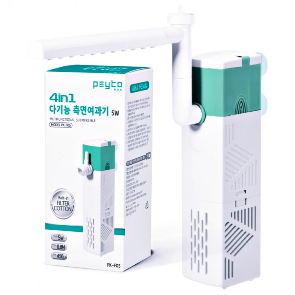 샘아쿠아 페이토 4in1 다기능 측면여과기 PK-F05 (5W), 1개 23,000원