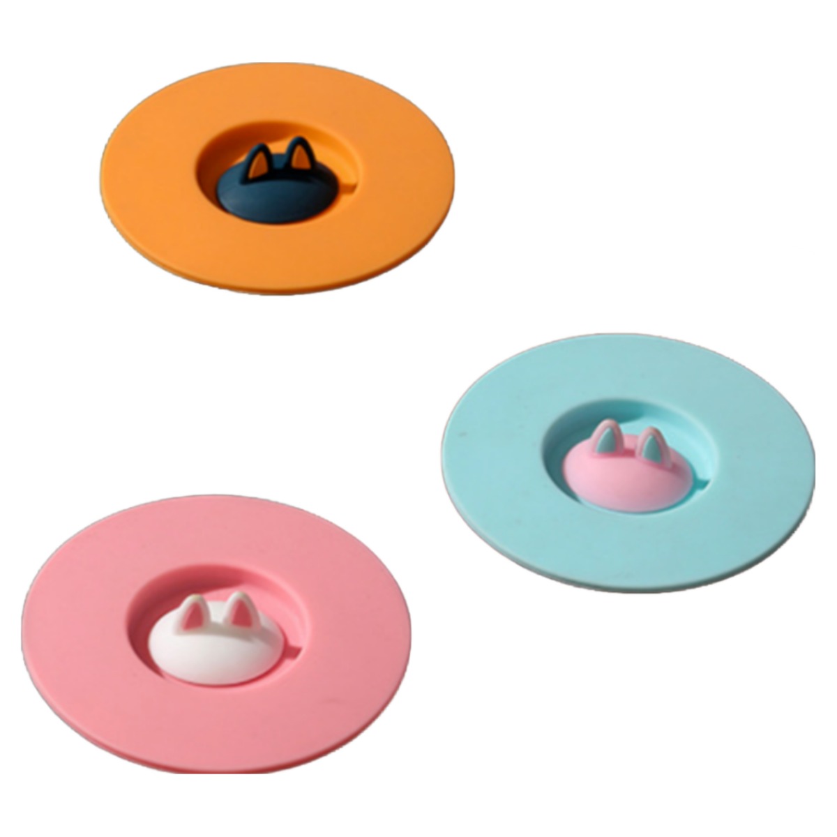 [4개세트] 실리콘 컵 덮개 뚜껑 머그잔 머그컵 뚜껑 세트 텀블러 캐릭터 동물 밀폐 커버 8,900원