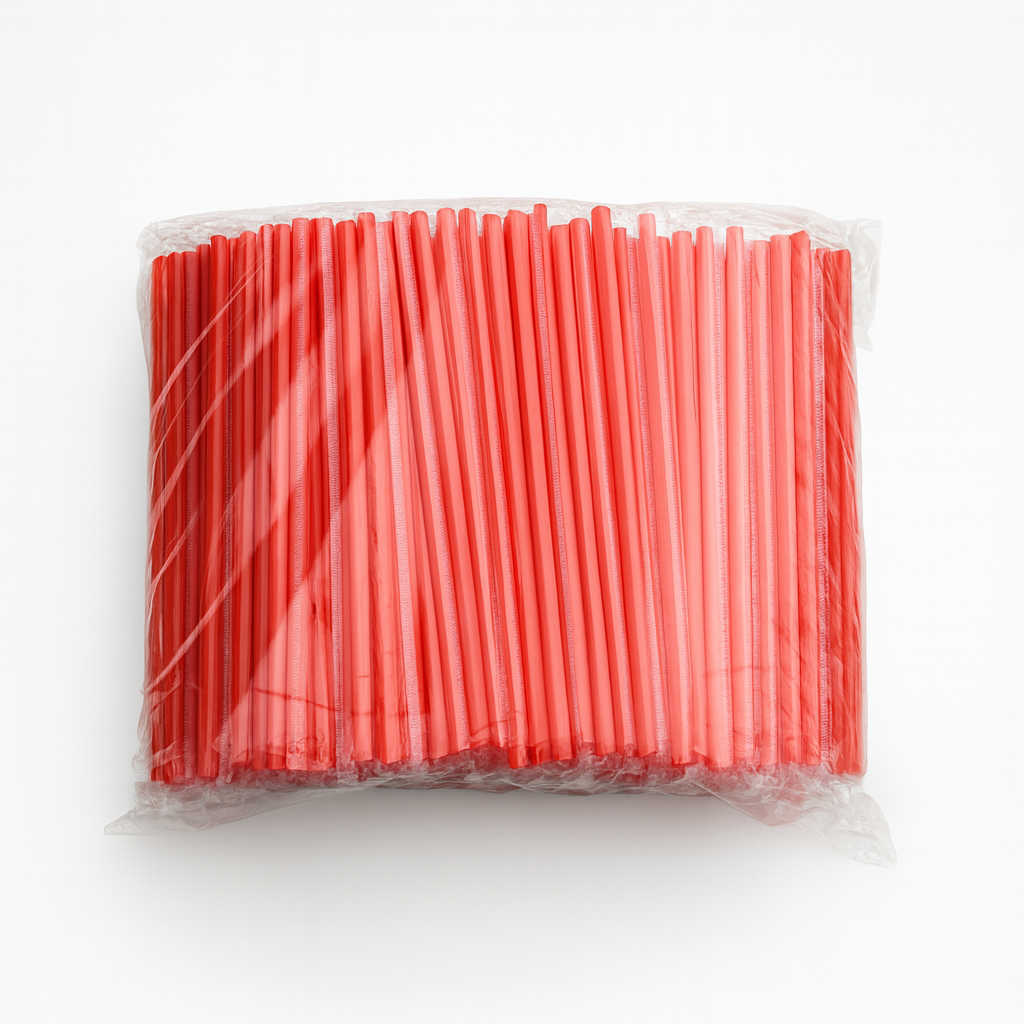 제이디팩 일자 빨대 7*250mm 주황 개별포장 500개 91,500원