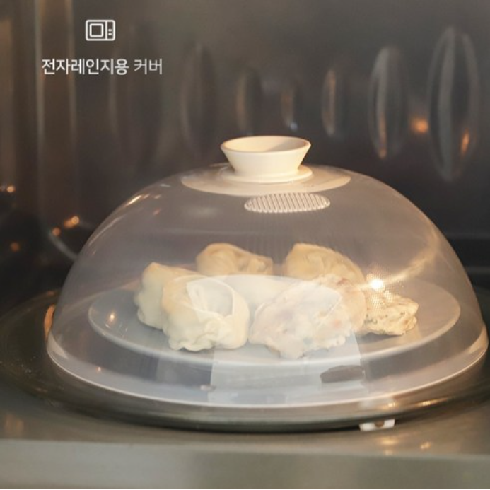 히키스 전자레인지 냉장고 돔형 푸드커버, 아이보리, 1개 7,400원