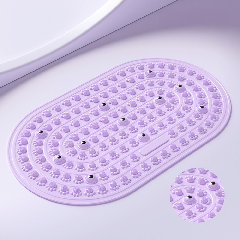 유니케이 말랑말랑 발바닥 지압매트 욕실 미끄럼방지 주방 대형, 말랑지압판 퍼플, 1개 9,790원