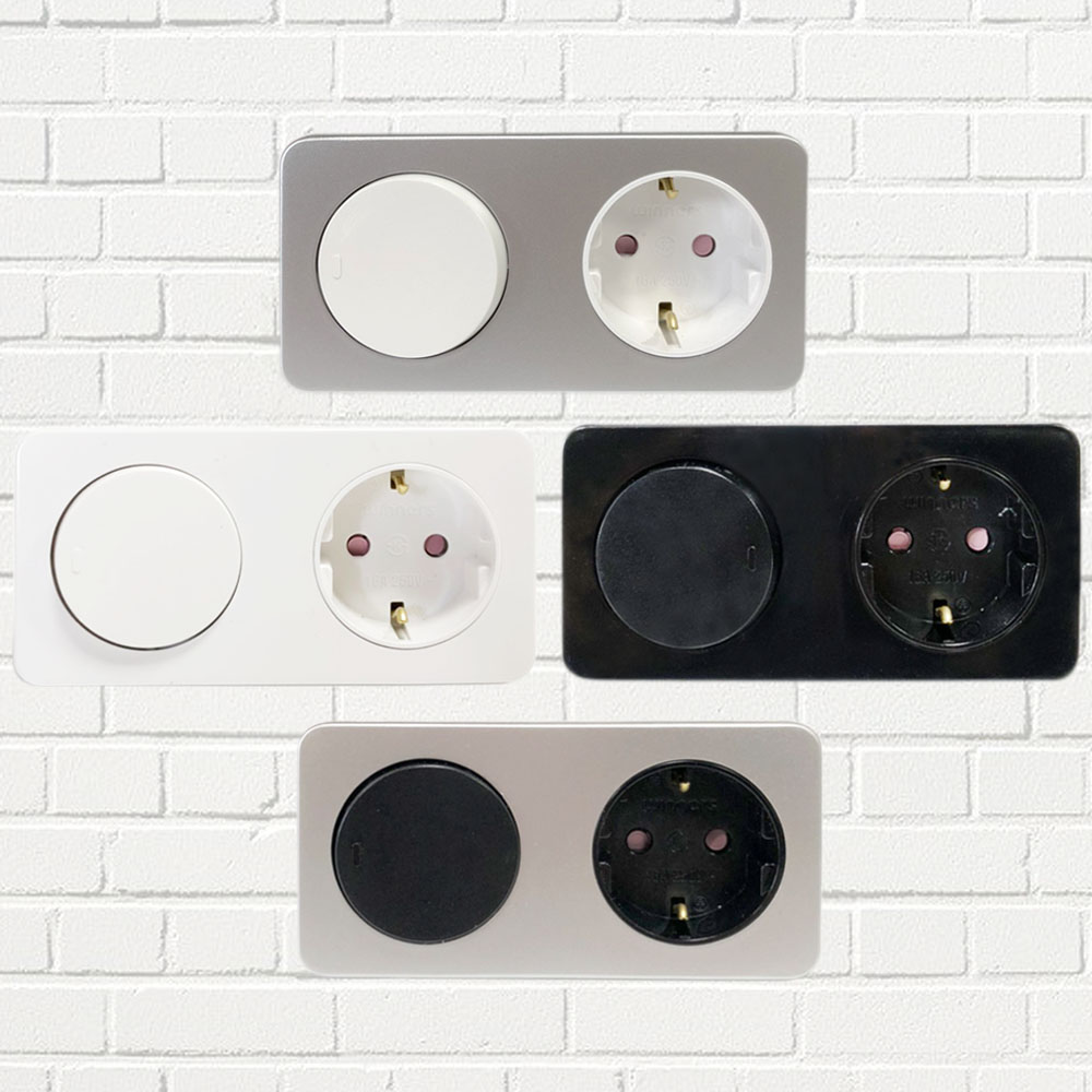 인채널 인채널위너스 미니 빌트인콘센트 매입스위치 2구 IWC-7 12,000원