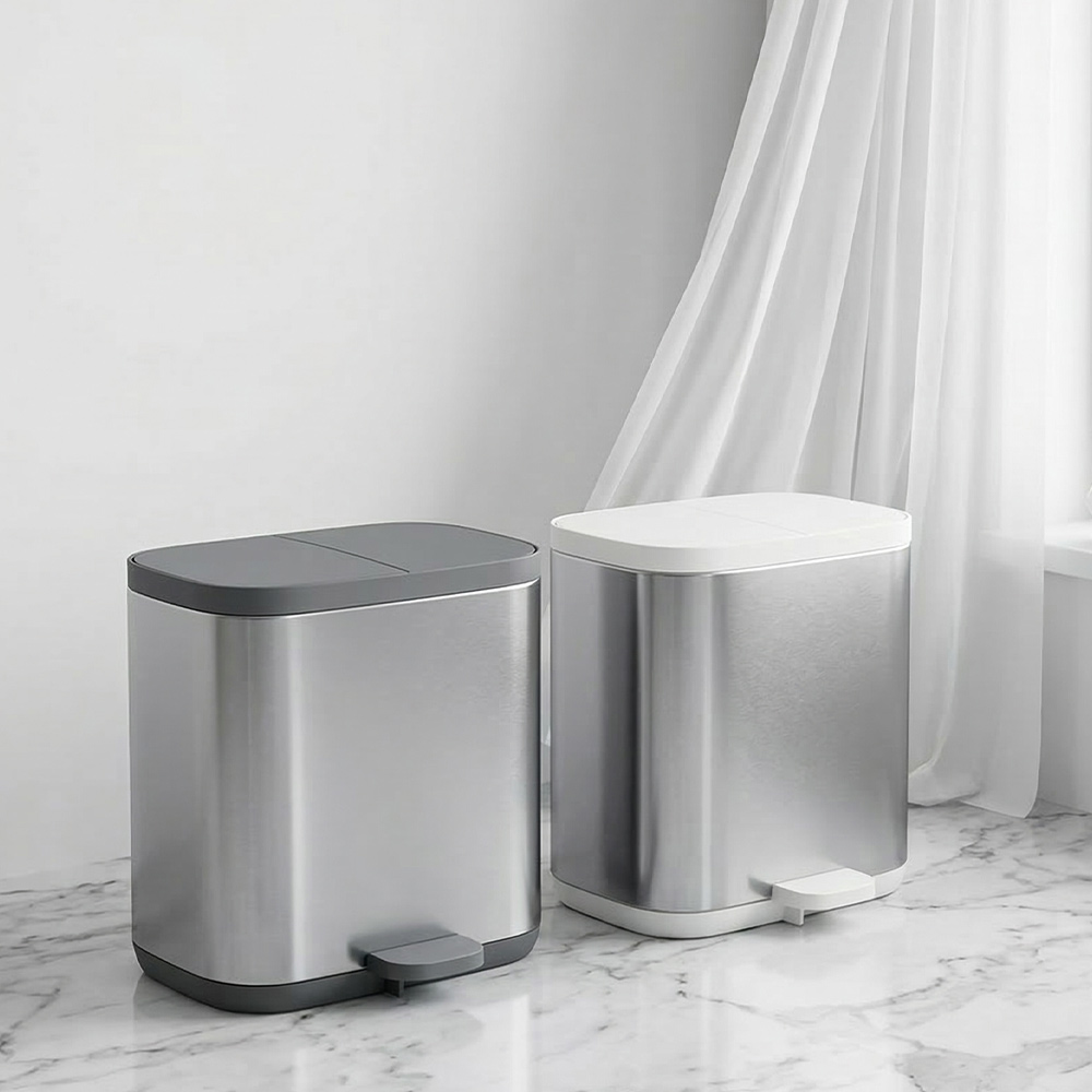 VIONOVA 더블윙양문형페달휴지통, 그레이 11,500원