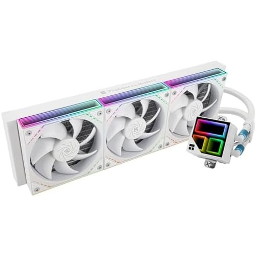 Thermalright Frozen Infinity 360 블랙 C Aio 쿨러 TL-M12*3 PWM 팬 컴퓨터 워터 인피니티 미러 액체 냉각: 130,140원