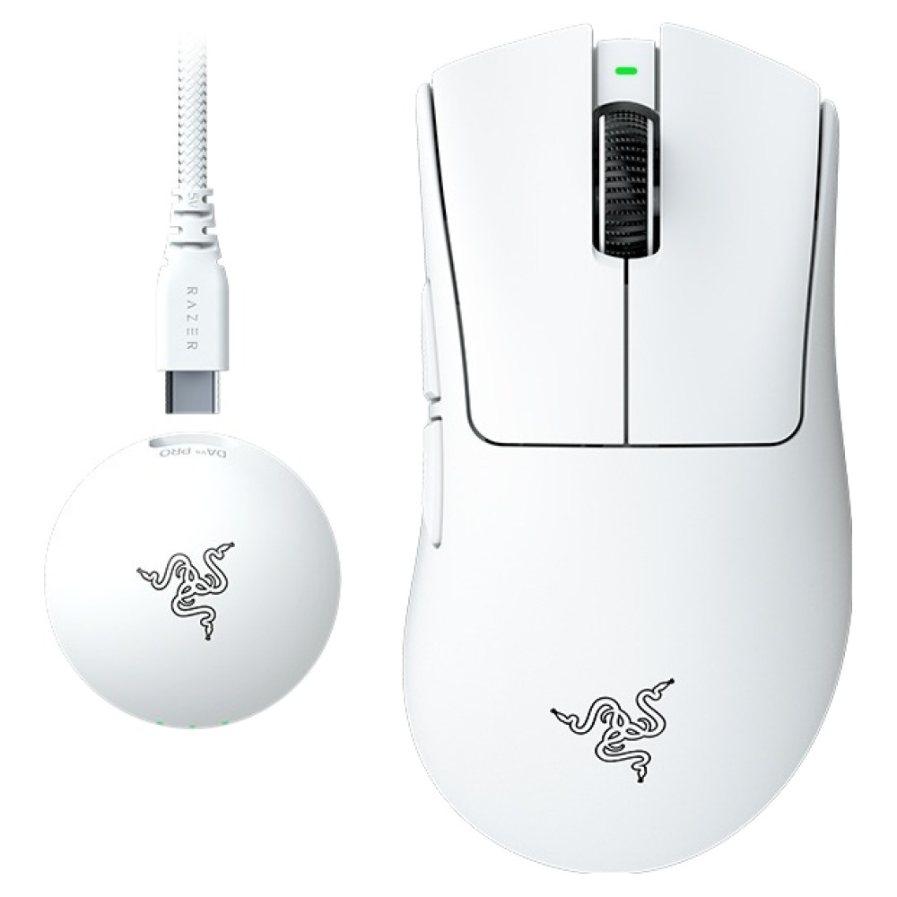 레이저 DeathAdder V4 Pro 무선마우스, RZ01-0533, 화이트 239,000원