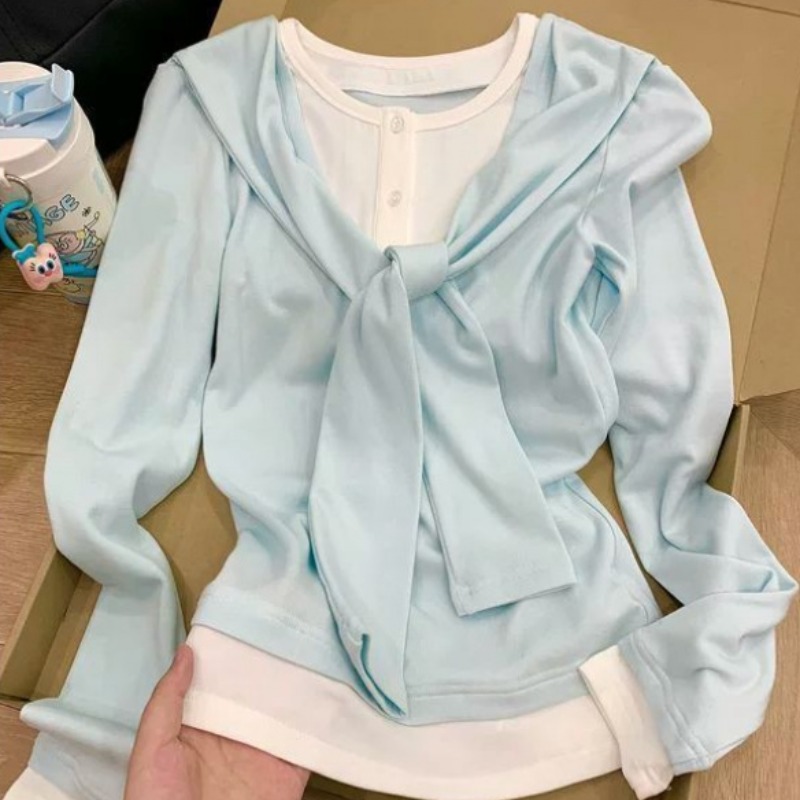 해피유통 여아 패셔너블 리본 긴팔 상의 편안한 캐주얼 스타일디자인14세 이상 19,510원