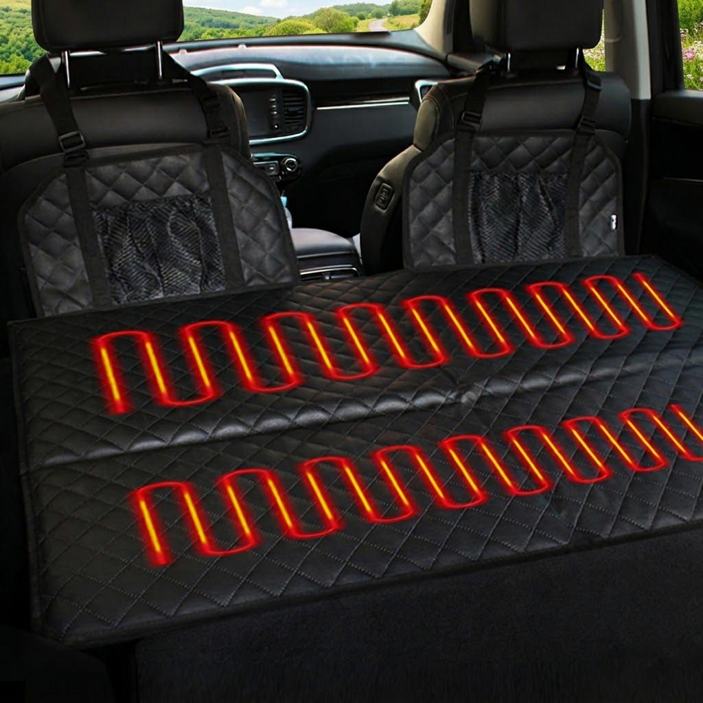 차박매트 열선형 온열 뒷좌석 평탄화 보드 자동차 반려동물 카시트 캠핑 낚시 차량용 매트 접이식, 블랙, 컨텐츠참조 89,800원