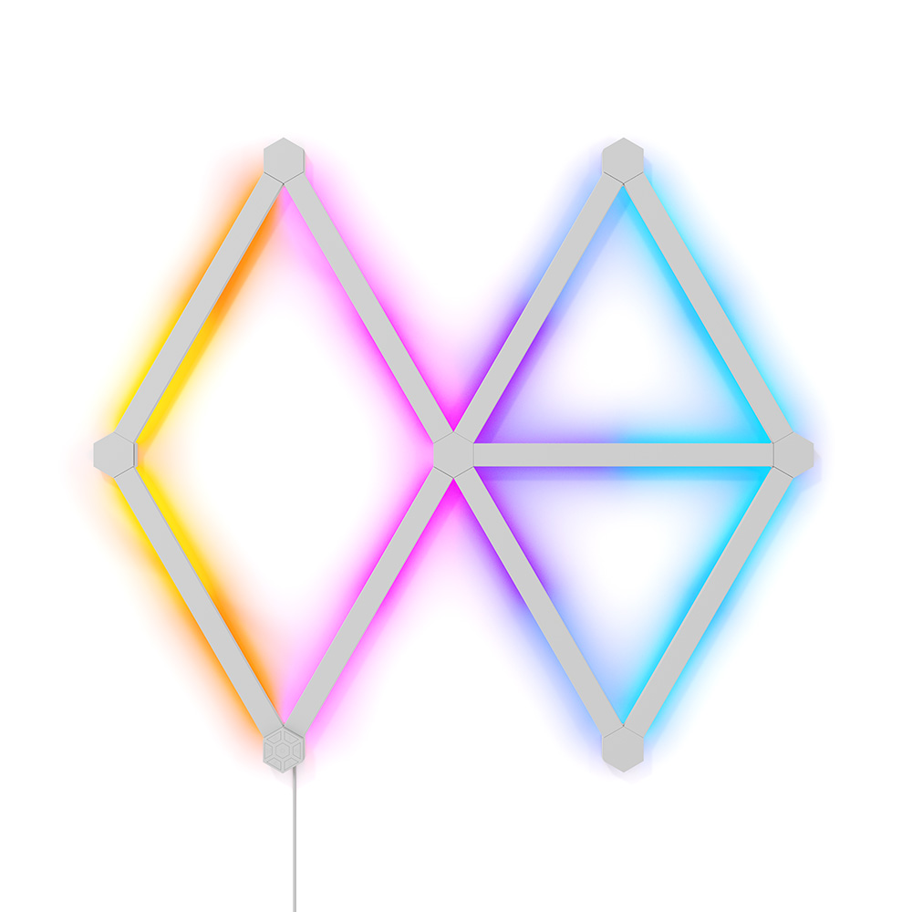 나노리프 라인 Lines 9pack 스타터 키트 인테리어조명 벽조명 데스크테리어 스마트조명, 화이트 299,800원