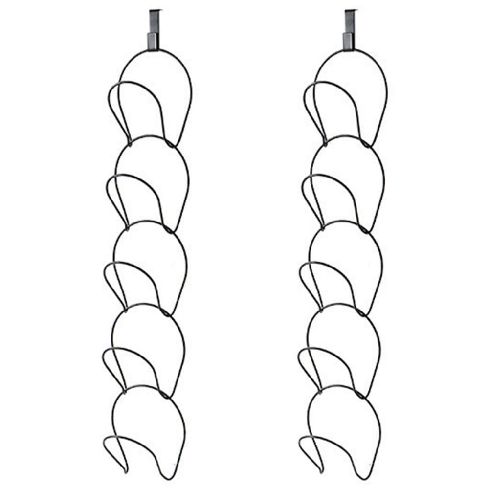 리예 모자 가방 걸이 후크행거 도어행거 [2개입], 1개, 블랙 6,620원