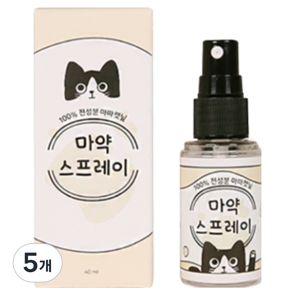 정글몬스터 고양이 마약스프레이, 마따캣닢, 40ml, 5개 79,470원
