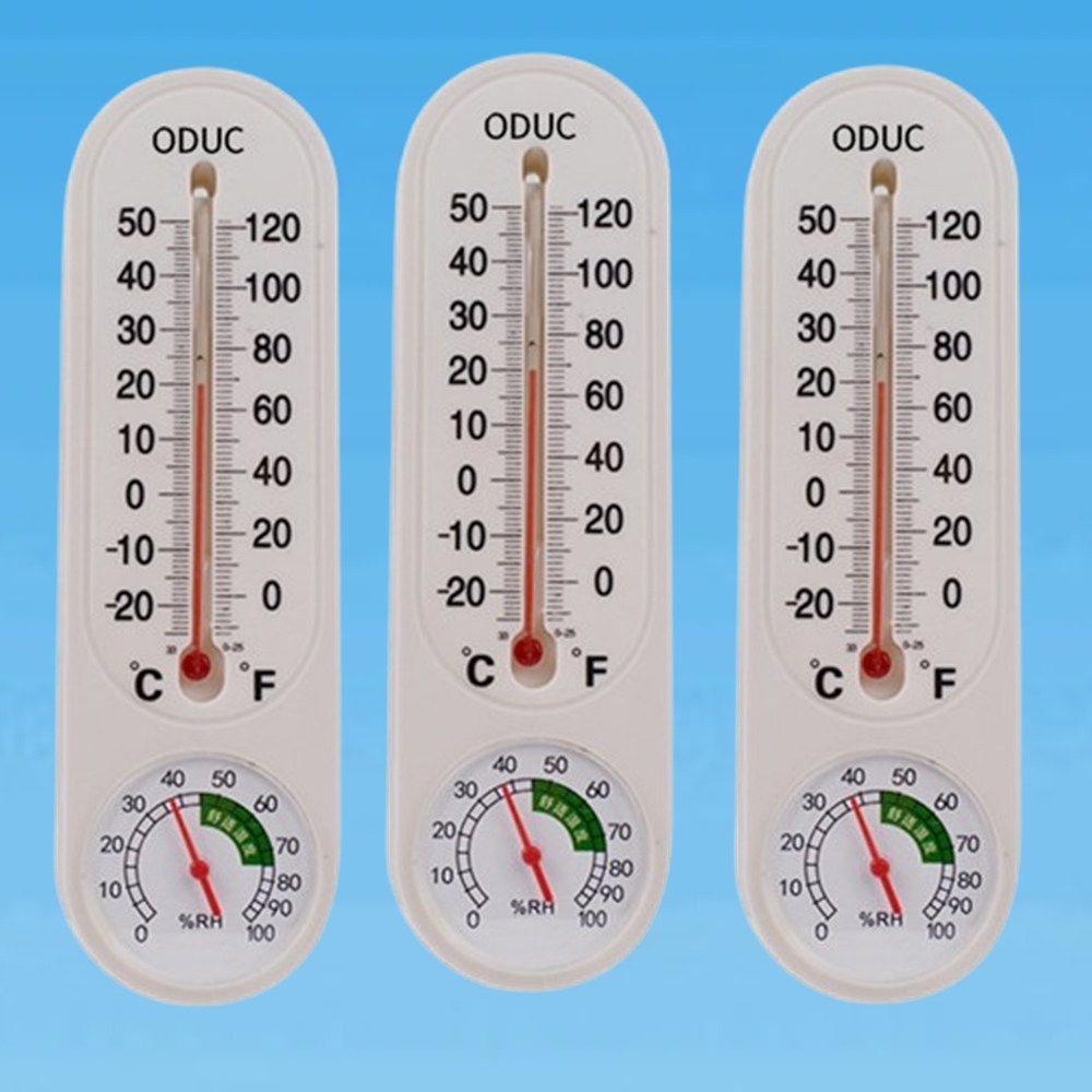 필품사 벽걸이 온습도계 실내 실외 온도계 아날로그 습도계, 3개, 화이트계열 13,900원