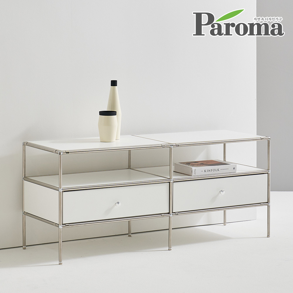 파로마 엘로디 미드센추리 모던 모듈 철제 1200 TV 수납 거실장 279,000원