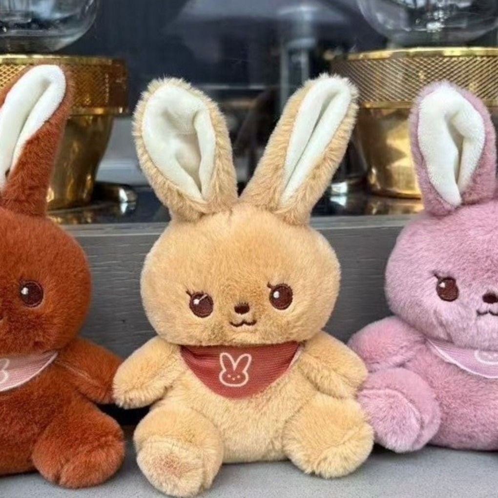 귀여운 모루토끼 인형키링세트 가방키링세트 캐릭터인형 열쇠고리 가방장식 , 1세트(3개입), 1개, 말랑베어토끼(1세트/3개입) 15,500원