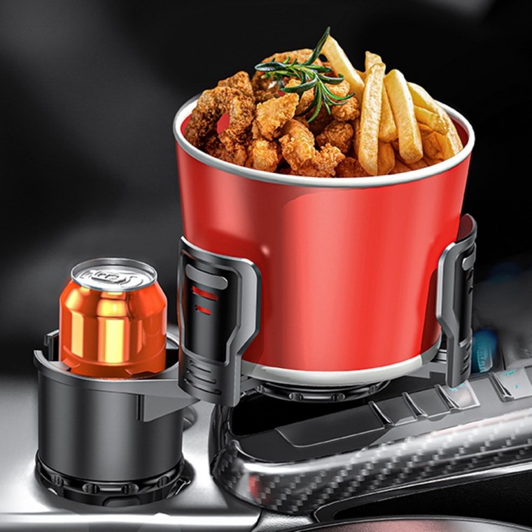 라온파인 2in1 차량 컵홀더 확장형 투인원 멀티 컵 홀더 수납 거치대 테이블 22,370원