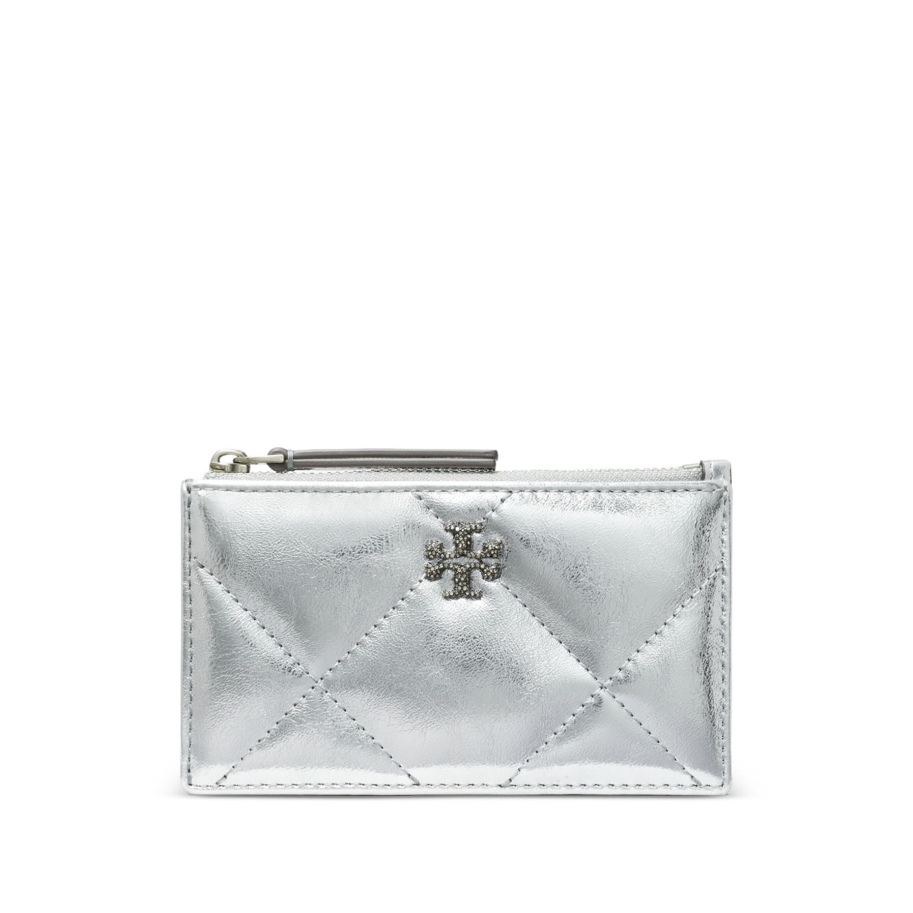 토리 버치 키라 다이아몬드 퀼팅 집업 카드 케이스 412,000원