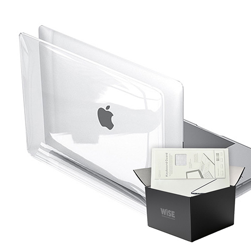 와이즈 맥북에어 13인치 투명 하드 케이스 + 투명 키스킨 A1369 A1466, 1개 25,800원