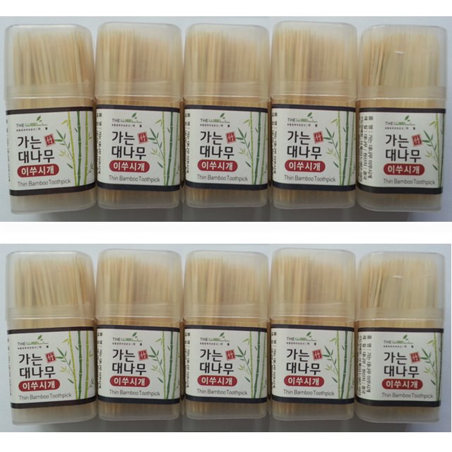 가는대나무 이쑤시개 요지, 1세트, 10개 10,900원