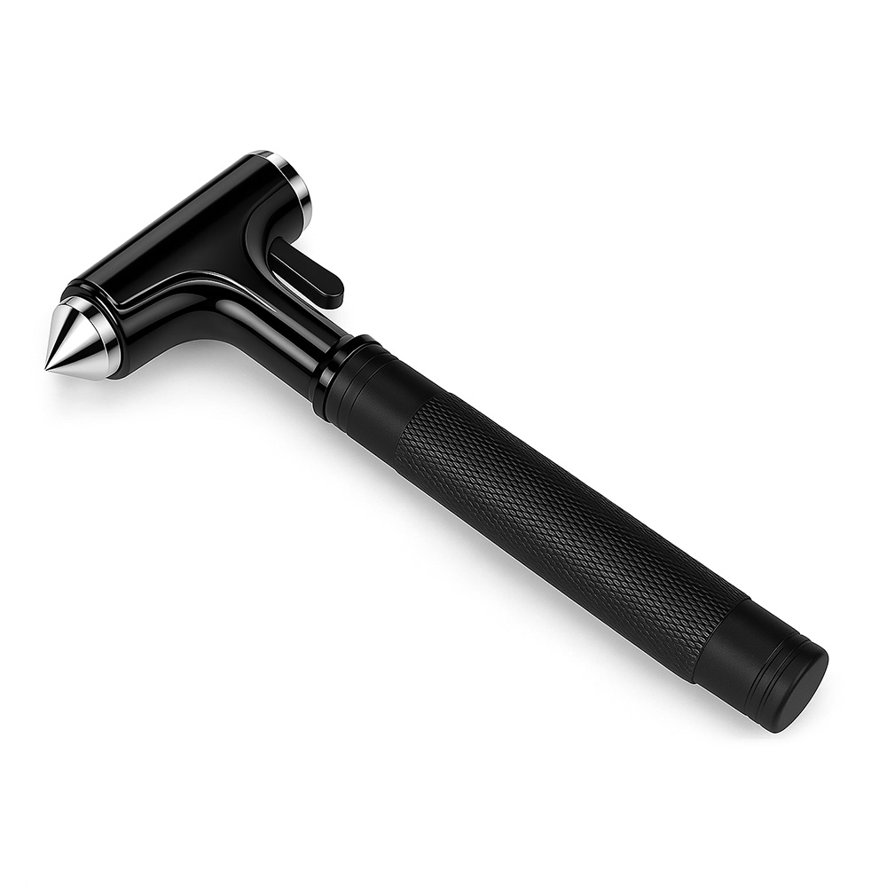 카폴레옹 비상탈출 차량용 안전벨트 컷터 겸 해머망치 실버, 1개, 블랙 14,800원