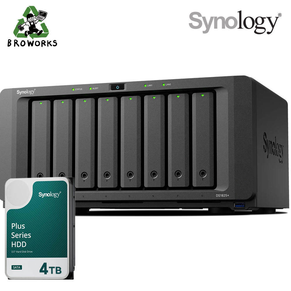 시놀로지 나스 DS1825+8bay [4TB]HAT3310-4TBX1EA 기업용 NAS 합본 2,081,520원