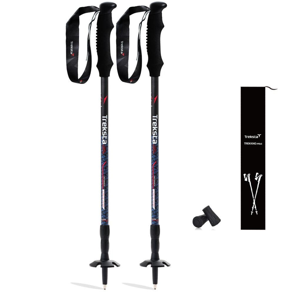 트렉스타 초경량 195그램 듀랄루민 3단 등산스틱 세트 (케이스), DV001, 2개 34,900원