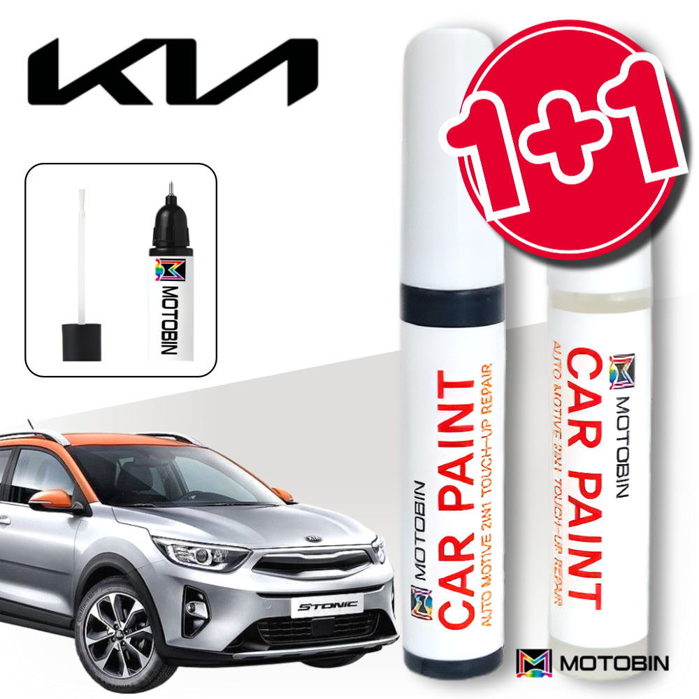 기아 스토닉 페인트 붓펜 도색, BEG 시그널레드 +투명, 1세트 15,800원