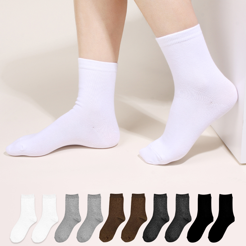 두발로 여성용 에센셜 프리미엄 무지 중목 양말 10켤레 세트 6,990원