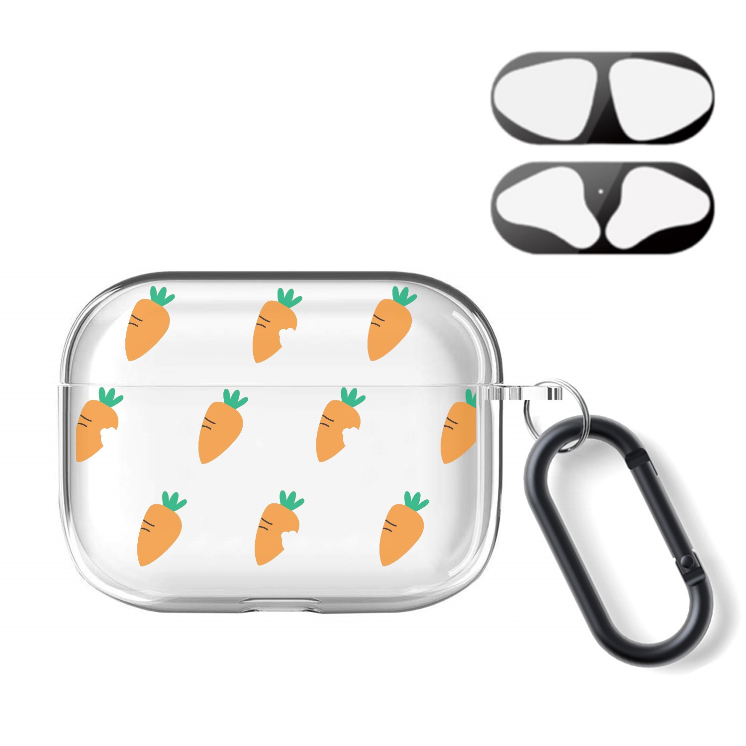 온리유 당근 에어팟케이스 + 철가루방지스티커+카라비너, 1개 15,900원
