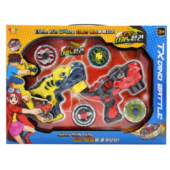 토이앤토이 TX 다이노탑건 배틀팽이 세트 15,800원