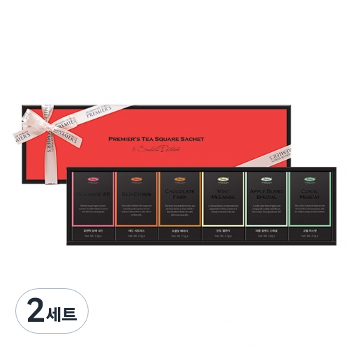 프리미어스 티백 에디션 선물세트, 6종, 2세트 27,600원