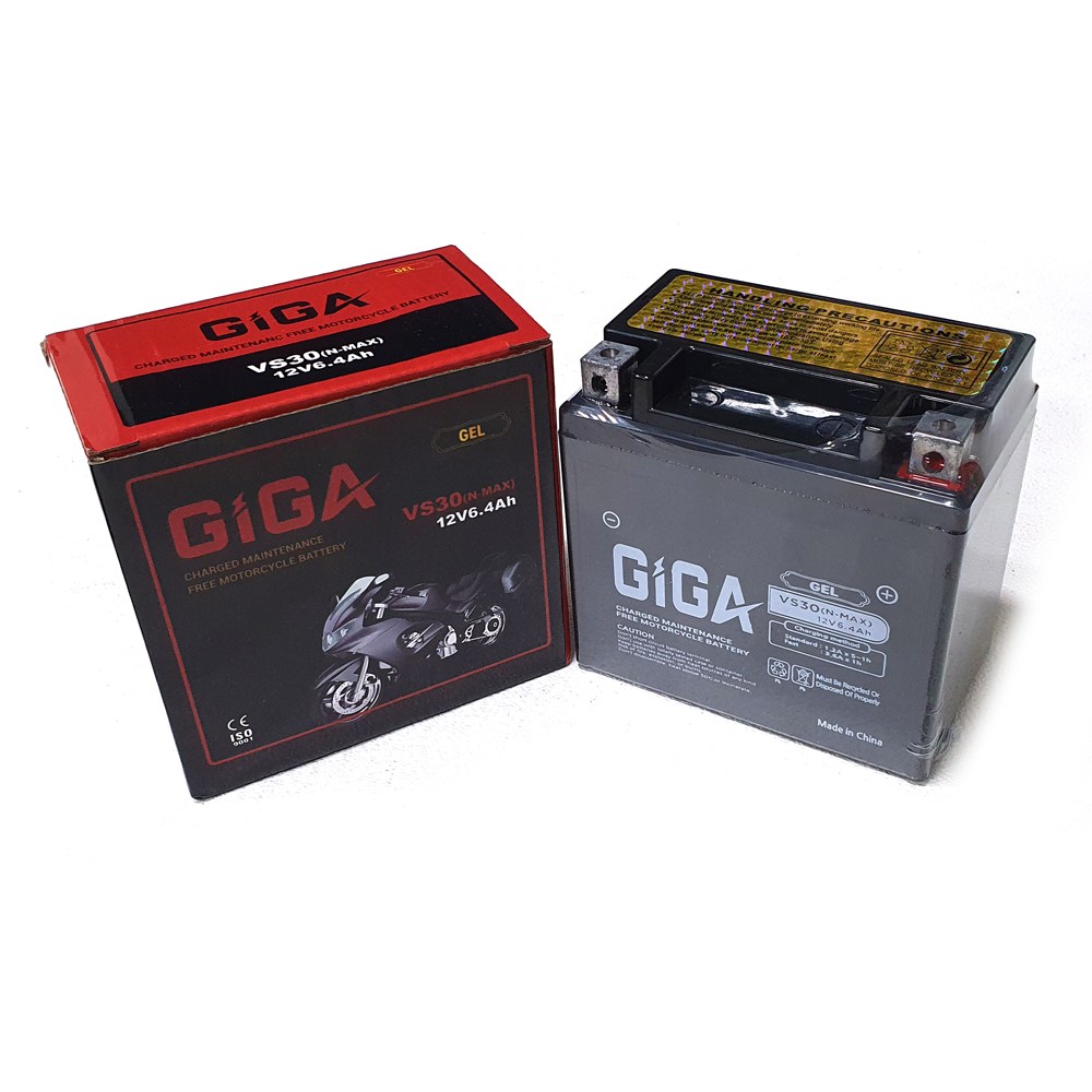 야마하 트리시티125 배터리 GTX6.4A-BS 12V6.4A/GIGA 밀폐형젤밧데리 26,200원