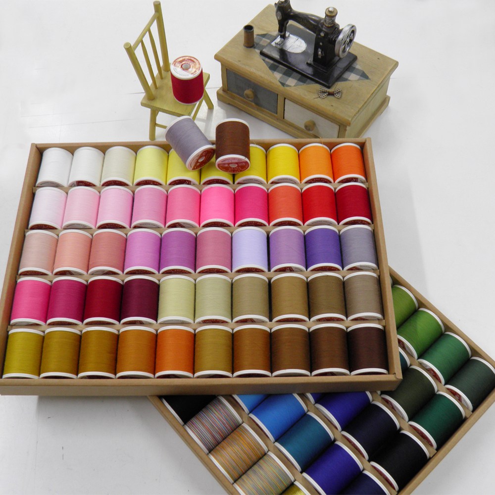 핸드메이드114 고급재봉실 100색세트 중고급자용 기본100색 60수3합 소용량재봉실 (각400미터), 중고급자용 기본100색세트, 1개 82,000원