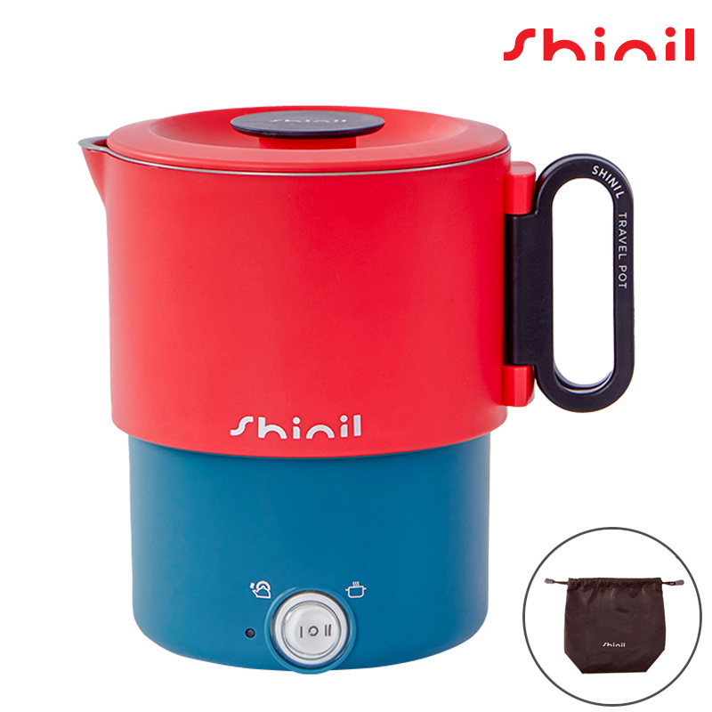 신일 프리볼트 트래블팟 여행용 휴대용 전기포트 접이식포트 라면포트 전기냄비 폴딩포트 4칼라 69,000원