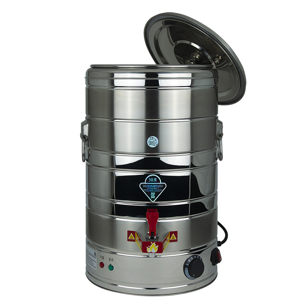 화영 STS 316 전기물끓이기 전기물통 30호, 26.6L, 실버, 1개 184,500원