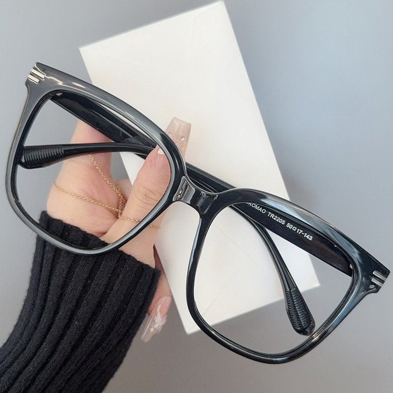 오버사이즈 빅사이즈 안경테 165mm 대두용 얼큰이 남녀공용 사각 블랙 뿔테 56,000원