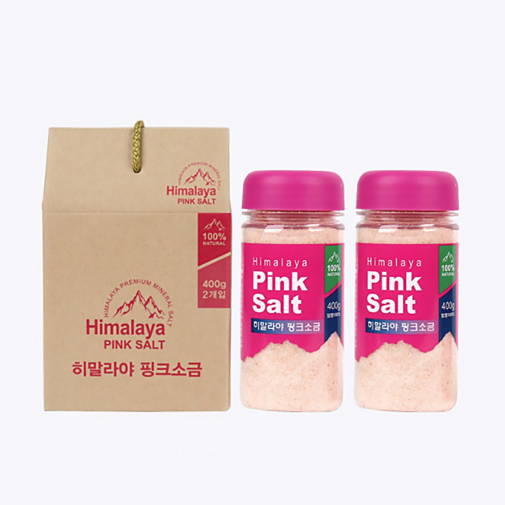 프리미엄 히말라야 핑크소금 선물세트 (고운소금) (굵은소금) 답례품 19,400원