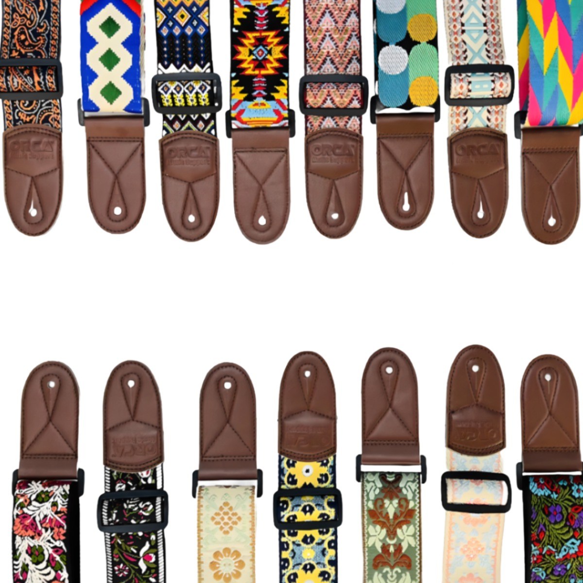 기타스트랩 기타어깨끈 기타멜빵 오르카 자카드시리즈 23,750원