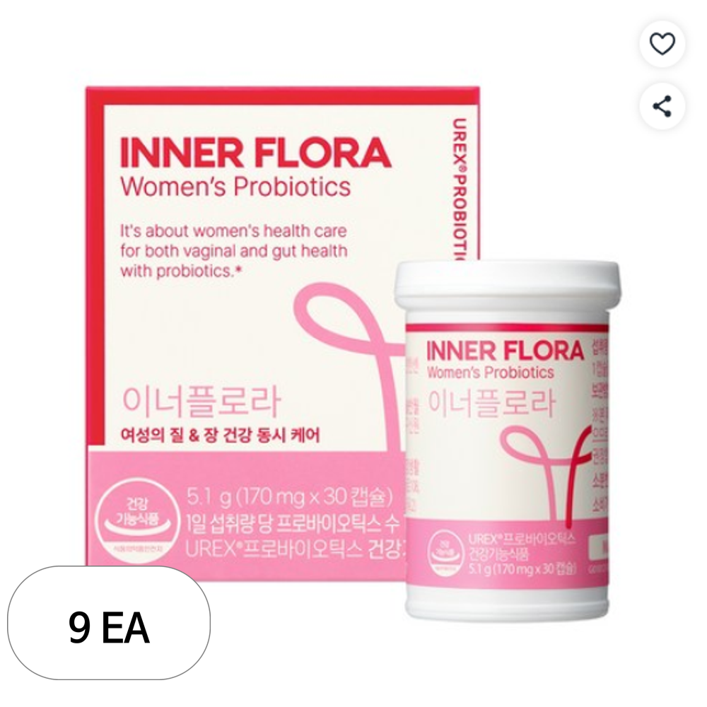 유한건강생활 이너플로라 UREX 프로바이오틱스 유산균 402,160원