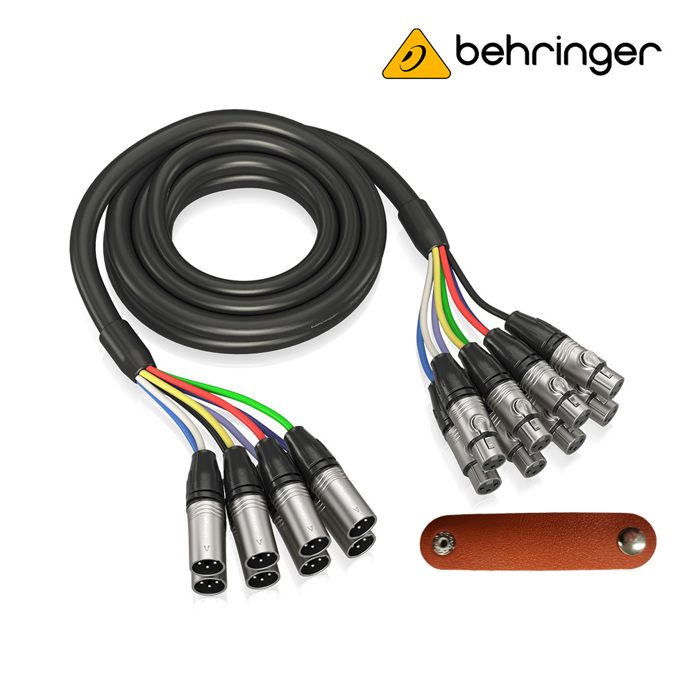 베링거 GMX-300 골드급 3m 8채널 멀티코어 케이블 XLR 포함 69,000원