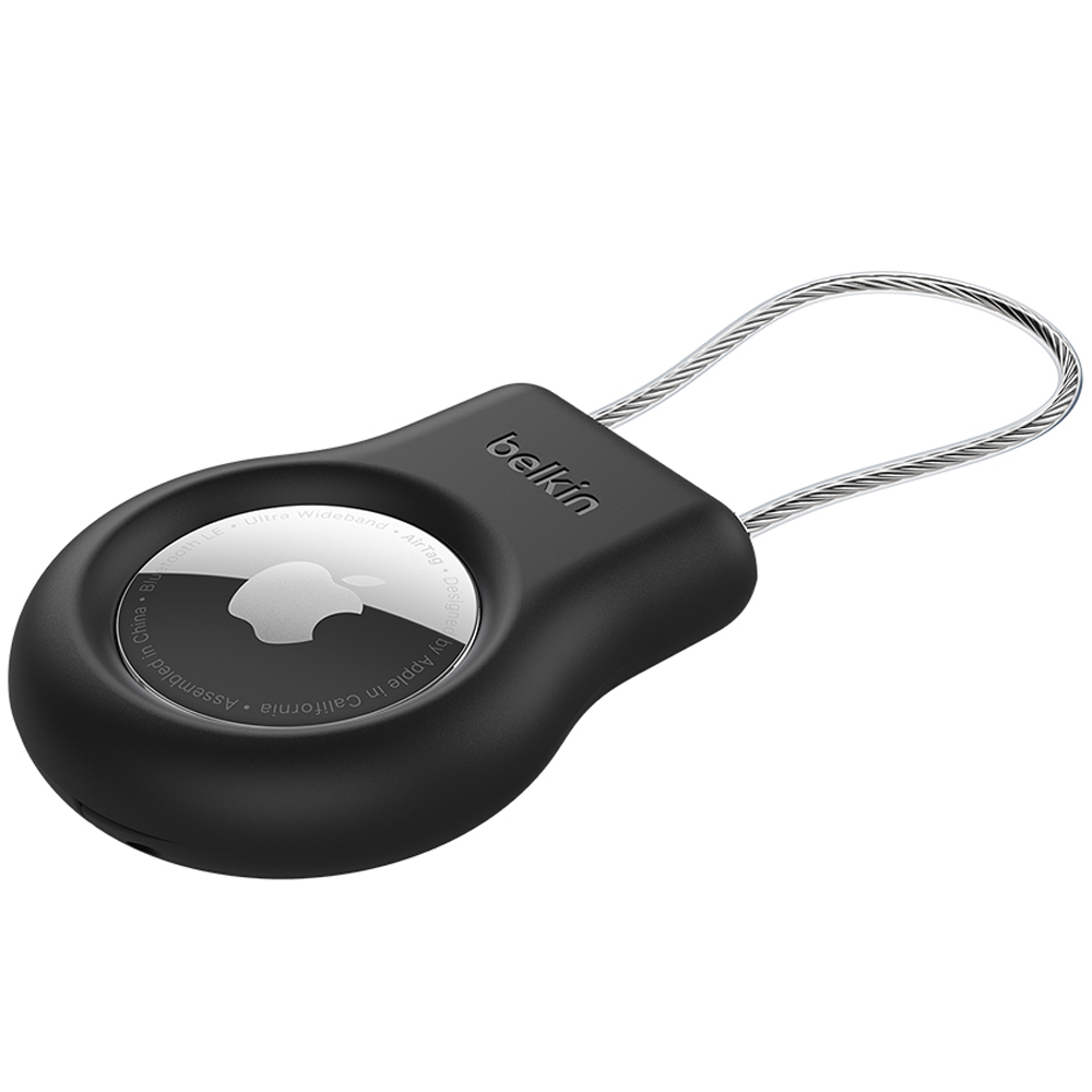 벨킨 에어태그 보호 케이스 와이어 케이블 키링 홀더 MSC009bt, 블랙, 1개 21,900원