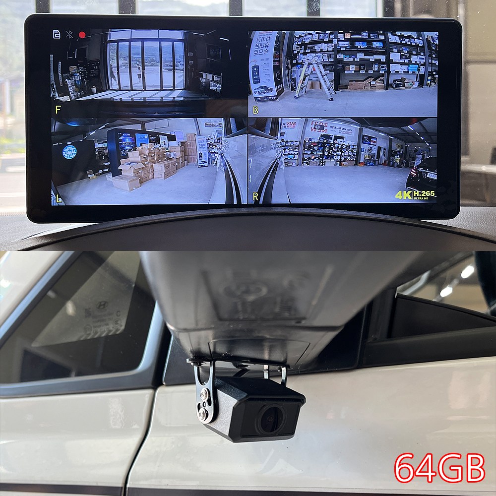 제임스W 와이드 Full-HD 10.36인치 4채널 블랙박스 화물차 1톤 탑차 RV 승합 그랜드스타렉스 선명한화질 후방 사각지역 490,000원